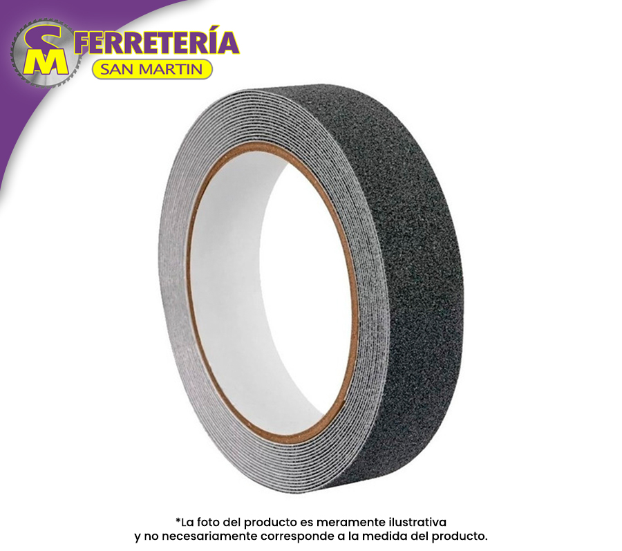 CINTA ANTID.1" NEGRA 12542(TRUPER)