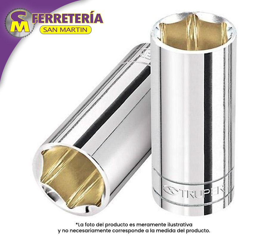 DADO 1/2 X 18 6-P LGO 13358(TRUPER)