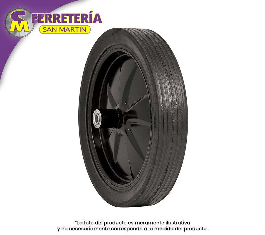 LLANTA COMPLETA SOLIDA 11862(TRUPER)