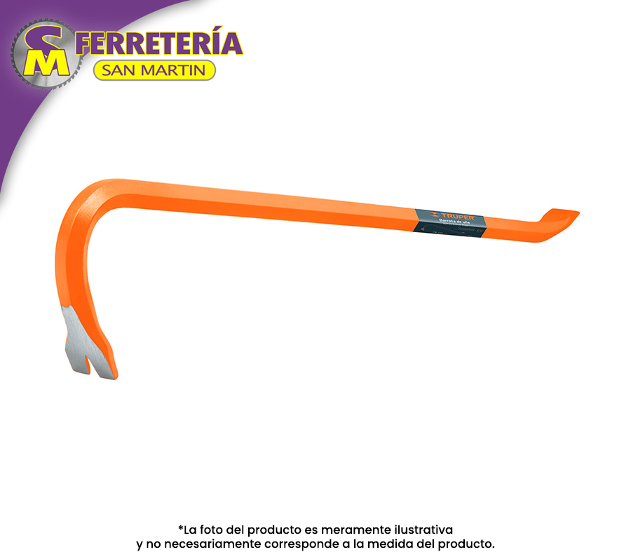 BARRA HEX.UÑA 3/4 X 45CM 10853(TRUPER)