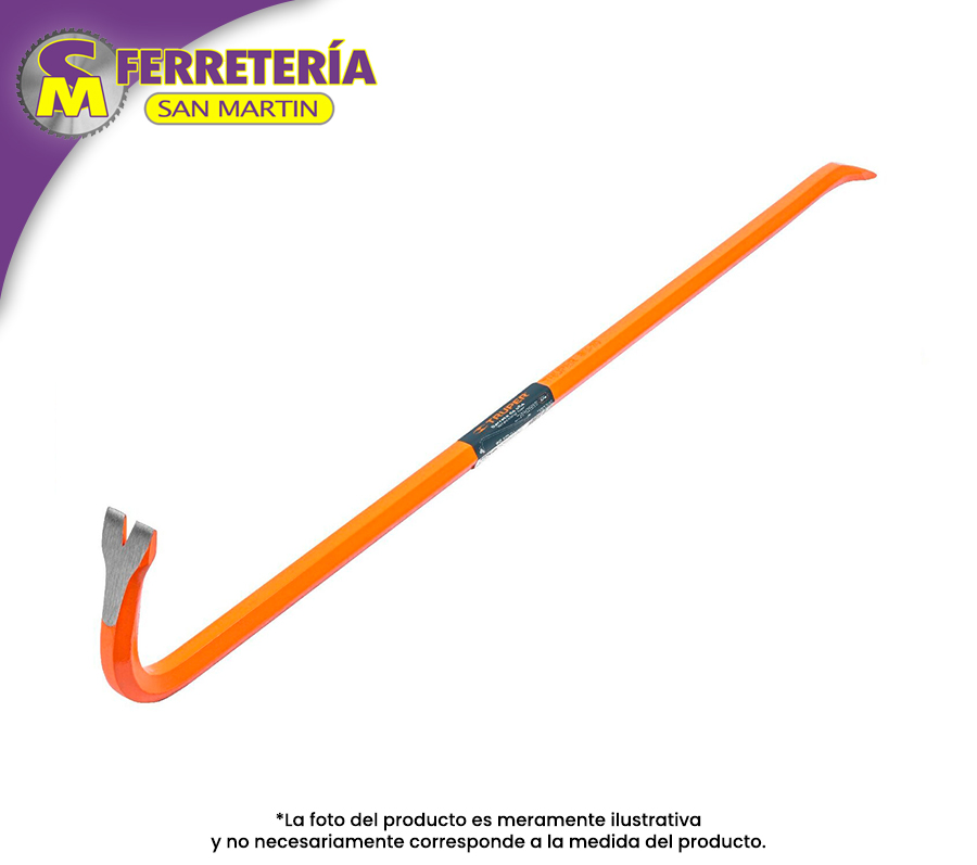 BARRA HEX.UÑA 3/4 X 90  10862(TRUPER)