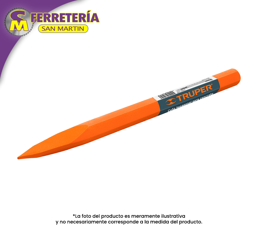 CUÑA P/CONCRETO 3/4X30CM.13050(TRUPER)