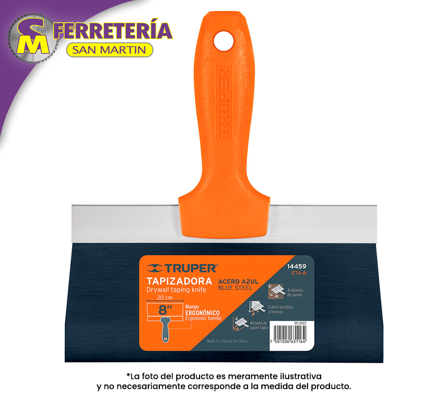 ESPATULA TAPIZADORA 8" 14459(TRUPER)