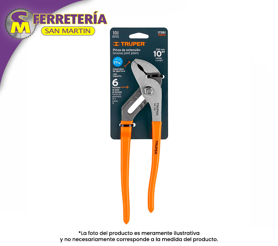 PINZA EXTENSION NO.10 PEX-10 17351(TRUPE