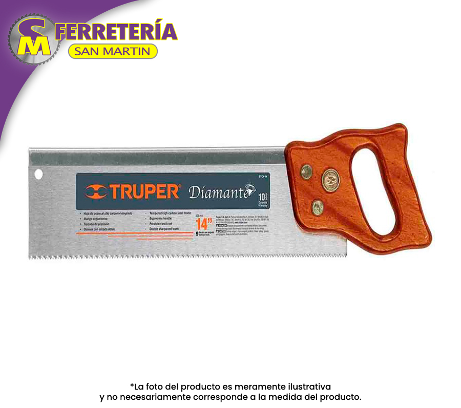 SERRUCHO COSTILLA 14" 18166(TRUPER)
