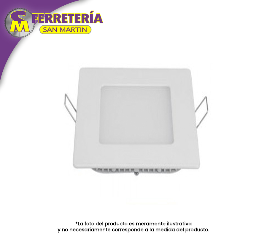 LUMINARIA LED 6W CUADRO 48540(VOLTECK)