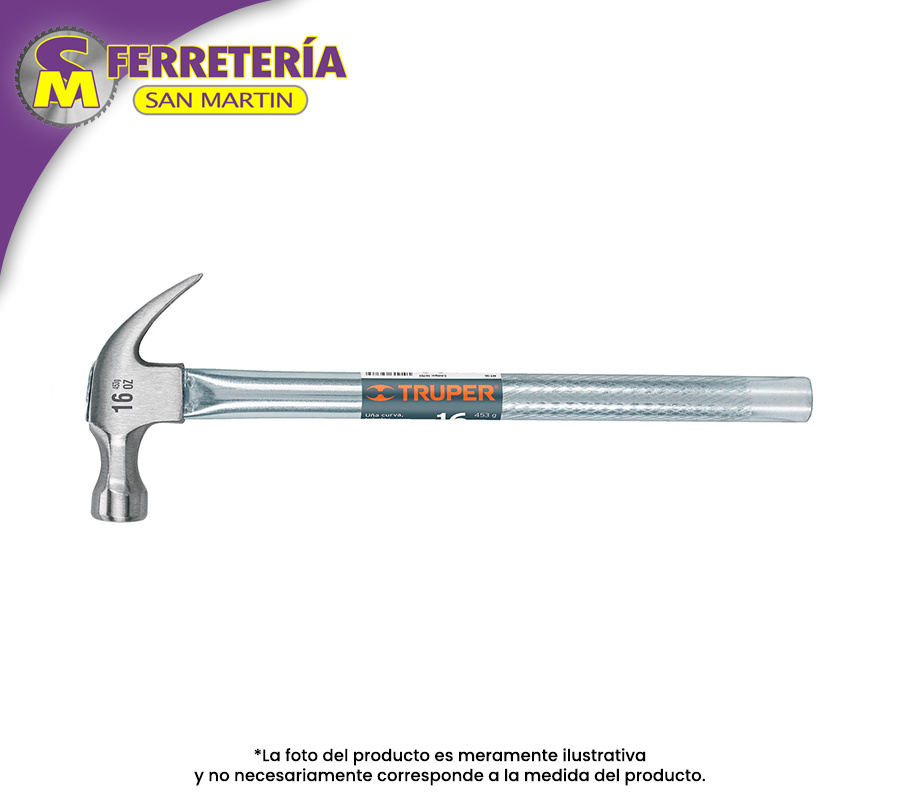 MARTILLO U¥A CURVO TUB.MT-16P 16701(TRUP
