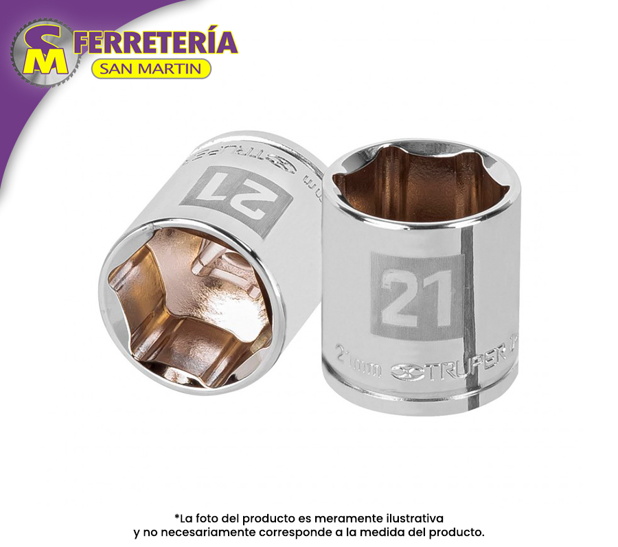 DADO 3/8 X 21 6-P.CTO 13685(TRUPER)