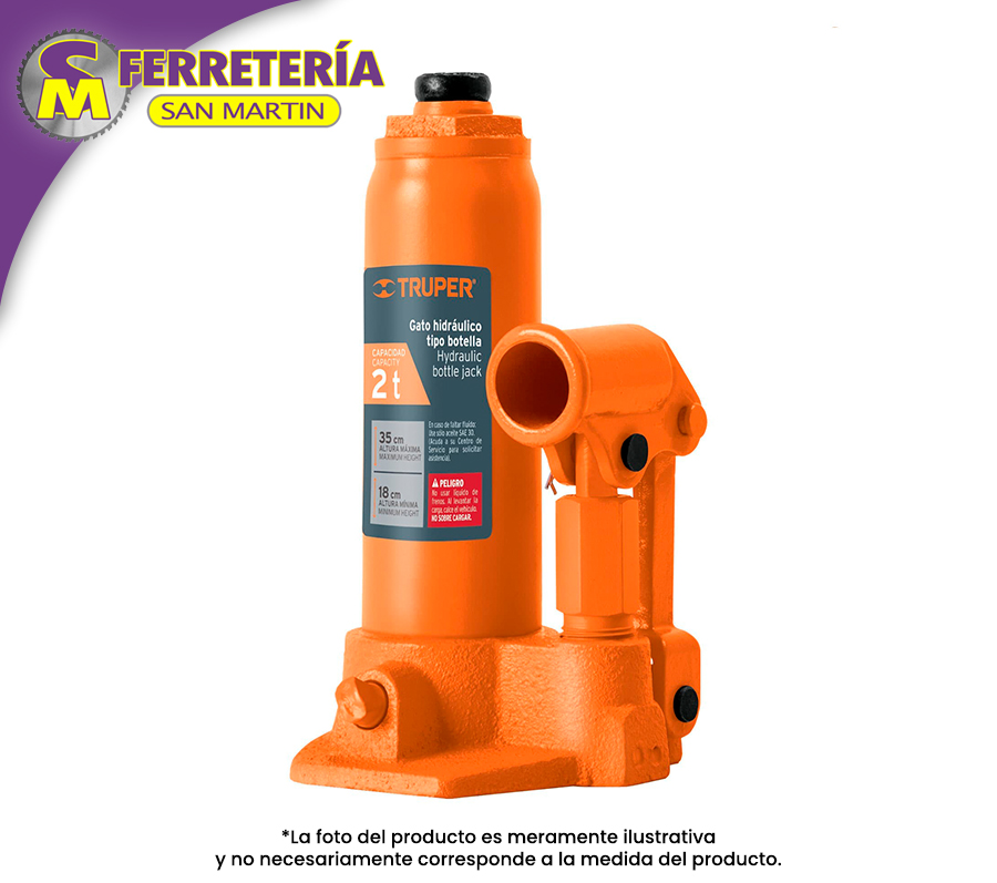 GATO HIDRAULICO 2 TON.GAT-2 14810(TRUPER