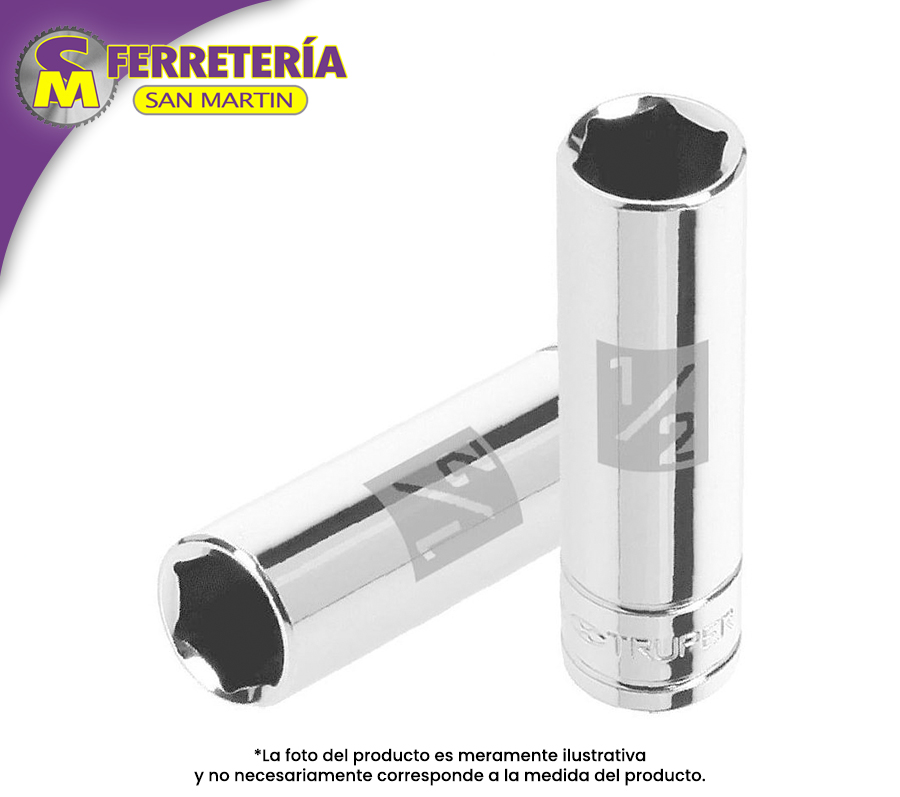 DADO 3/8 X 1/2 6 P.LGO 13714(TRUPER)