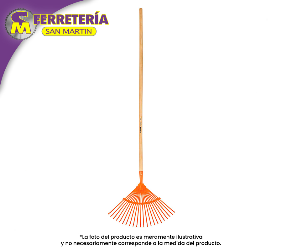 ESCOBA MET.JARDIN EM-22 14322(TRUPER)