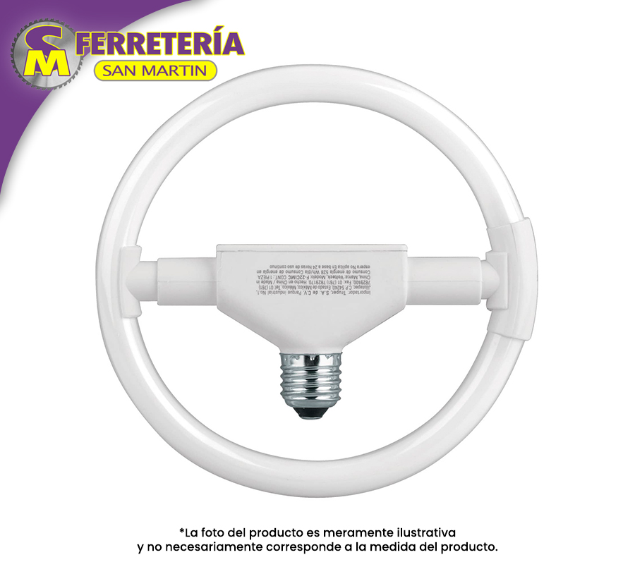 TUBO CIRC.CON BASE 22W 48238(VOLTECK)