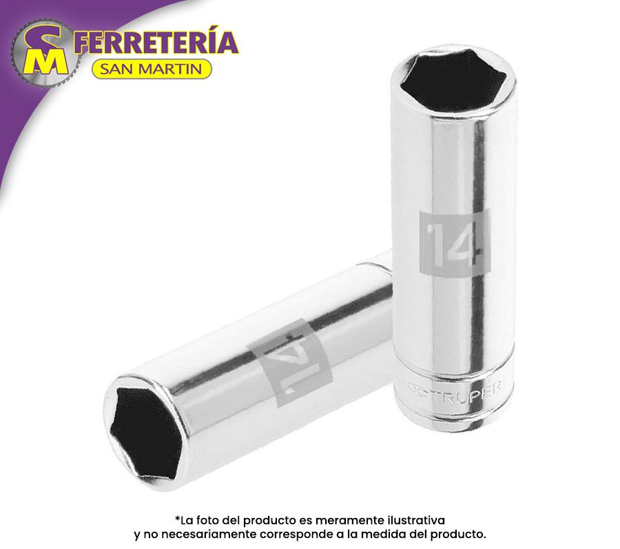 DADO 3/8 X 14 6-P LGO.13774(TRUPER)