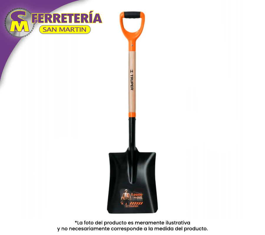 PALA CUAD.M.CORTO PCS-4P 17202 (TRUPER)