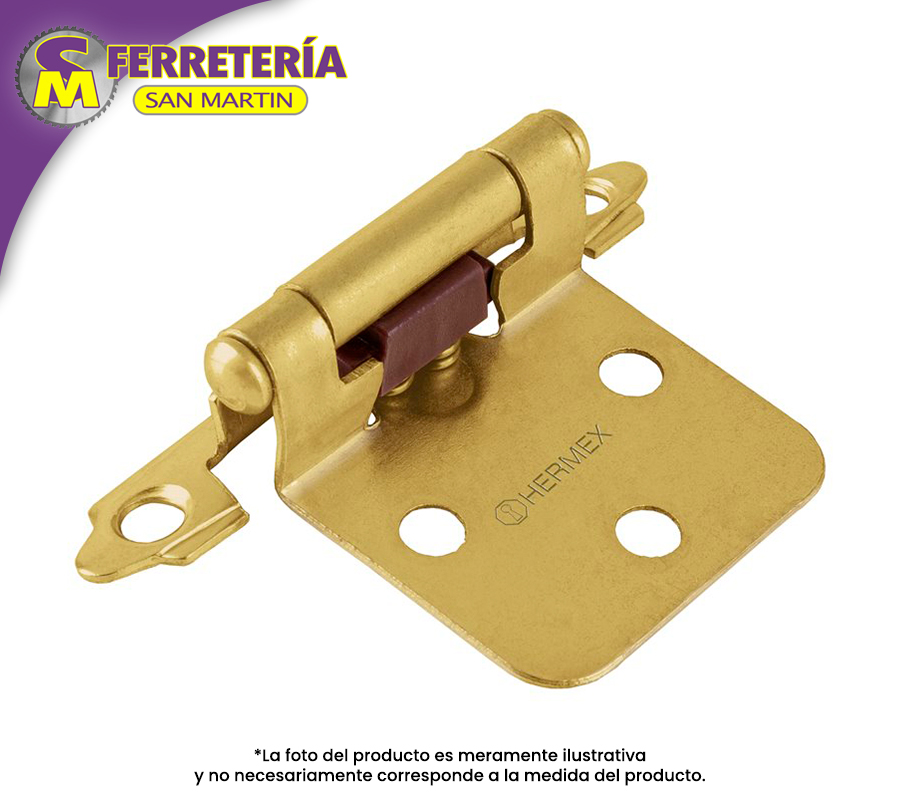 BISAGRA P/COCINA NIQUELADO 49207 BOLSA C/2