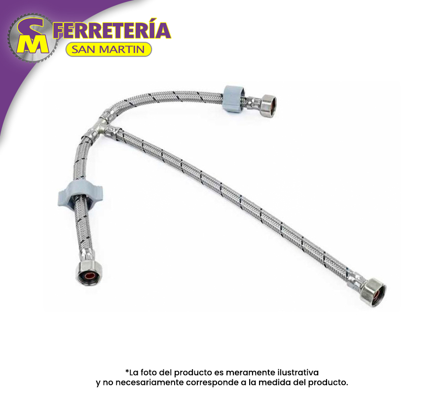 COFLEX P/LAVABO-FREG."T" 55CM 48224 FOSET