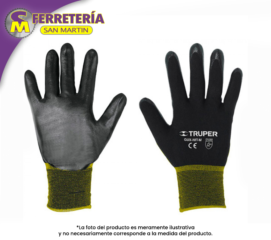 GUANTE NYLON POLIU.GUX-MEC-L 13292(TRUPER)