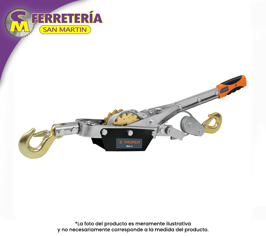 MALACATE 2 TON.14725(TRUPER)
