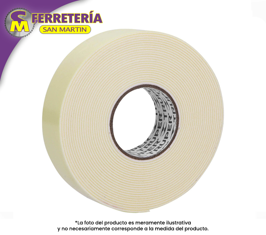 CINTA DE DOBLE CARA 1" X 5M 11727(TRUPER)