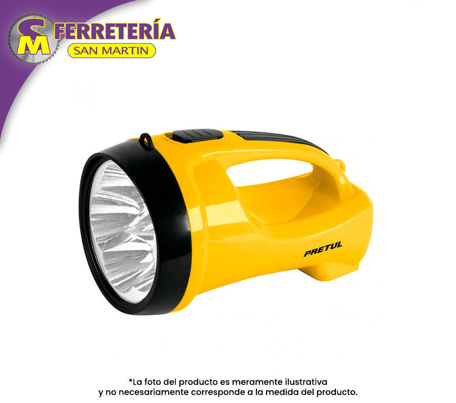 LINTERNA RECARG.LED 24091(PRETUL)
