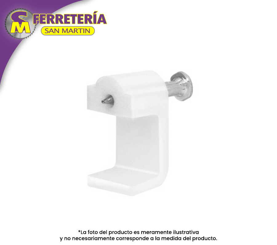 GRAPA 6 X 9.5MM BLANCA C/20PZA 48279(VOLTECK)
