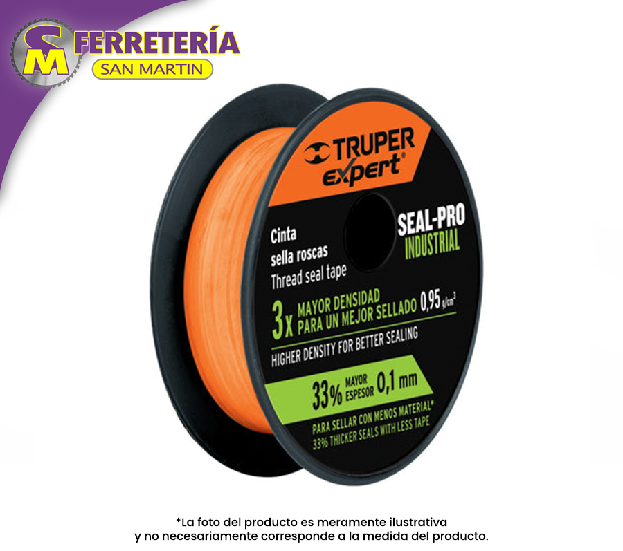 INDUSTRIAL TEFLON 1/2" 12515(TRUPER)