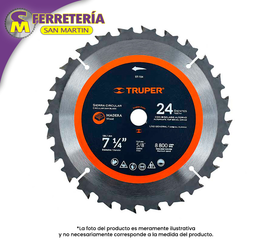 SIERRA P/MADERA ST-724 18300(TRUPER)
