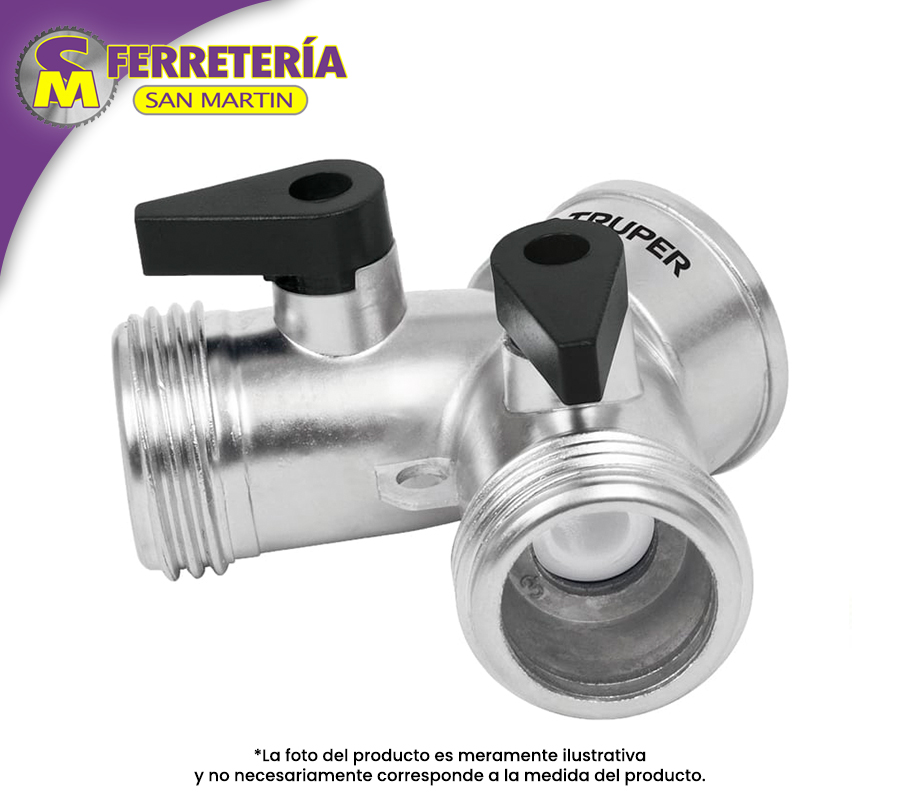 ADAPTADOR 2 MANG."Y"10372 (TRUPER)