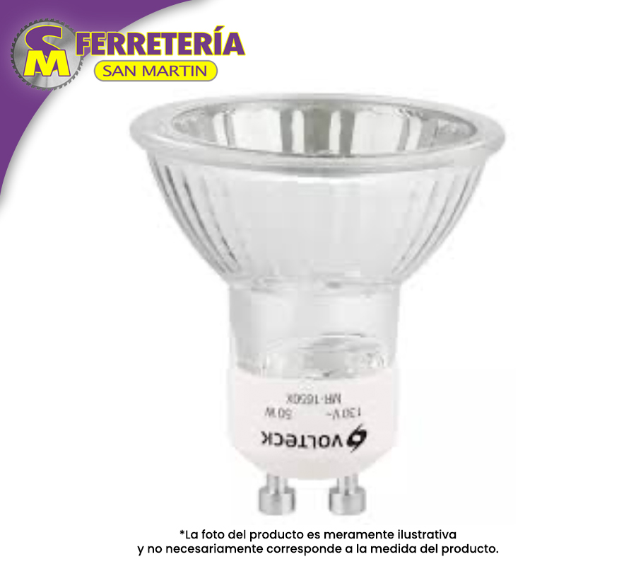 FOCO DICR.50 WATTS GU-10 48380(VOLTECK)