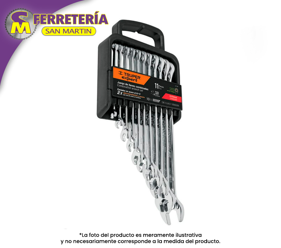 JUEGO LLAVES STD JC-11P 15780(TRUPER)