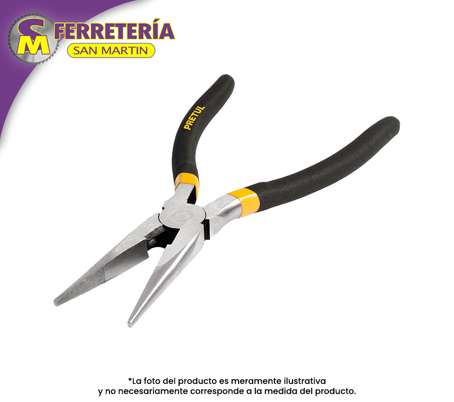 PINZA PUNTA Y CORTE 8" 22627(PRETUL)