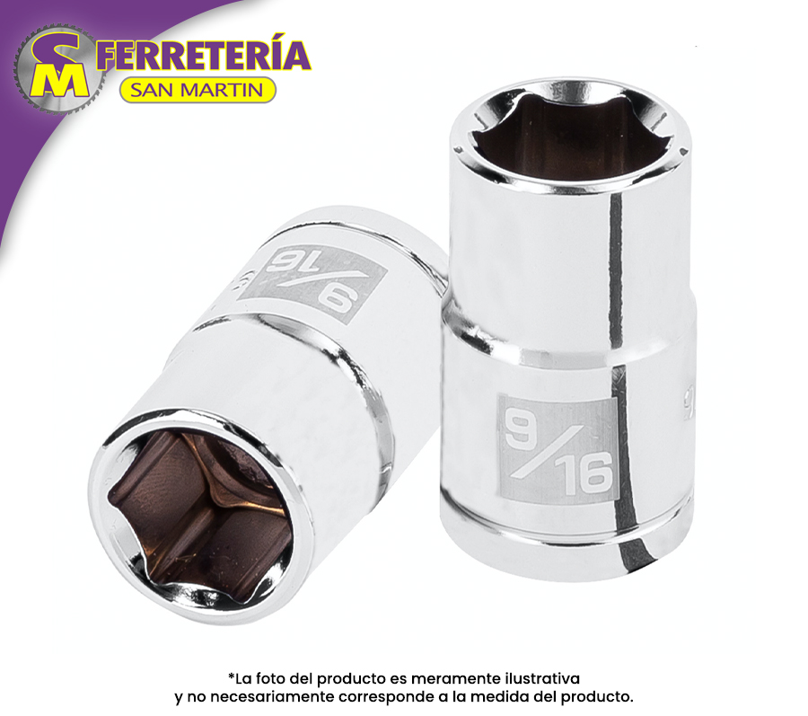DADO 1/2 X 9/16 6-P.CTO 13233(TRUPER)
