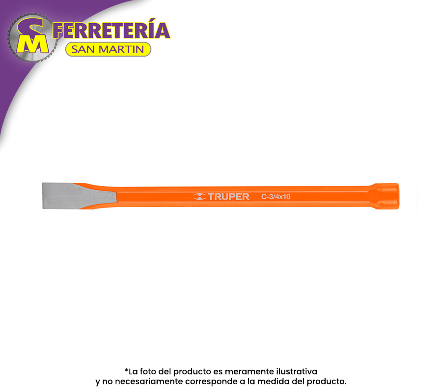 CINCEL 3/4 X 10 12145(TRUPER