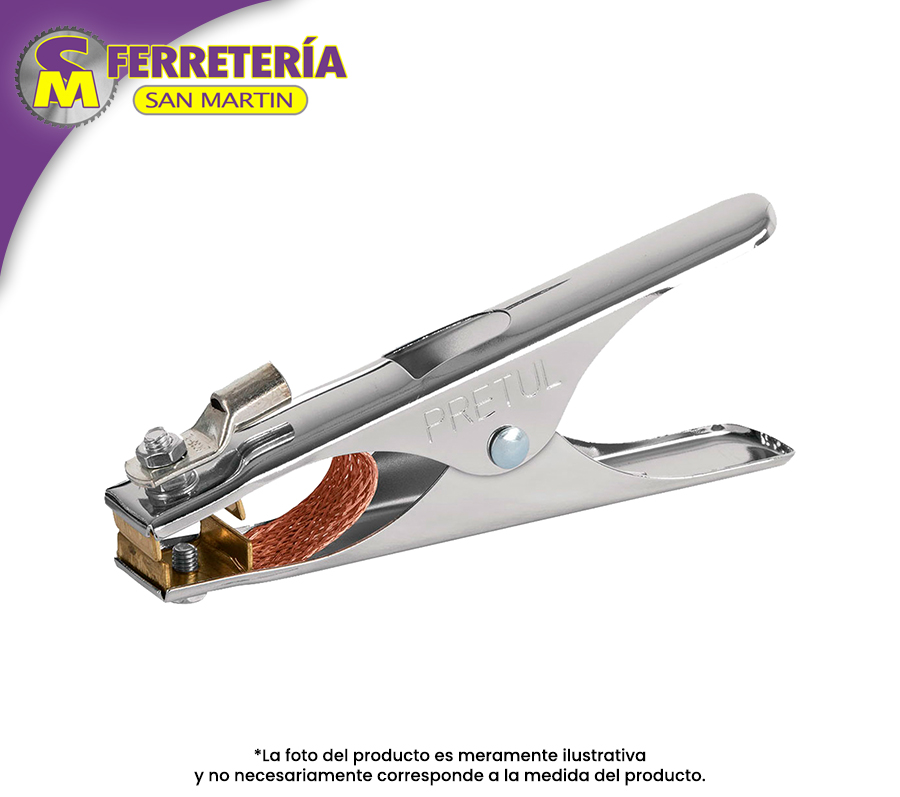 PINZA P/TIERRA 500AMP.24235(PRETUL)
