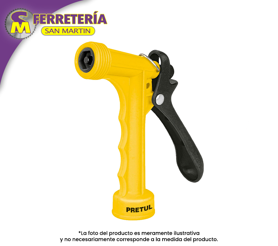 PISTOLA P/RIEGO PLAST.PIM-5P 22759(PRETUL)