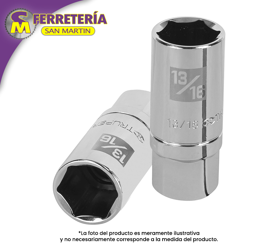 DADO 1/2 X 13/16 6-P.LGO 13330(TRUPER)