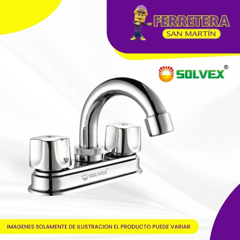 MEZC.LAVABO 4" SO-40081 SOLVEX